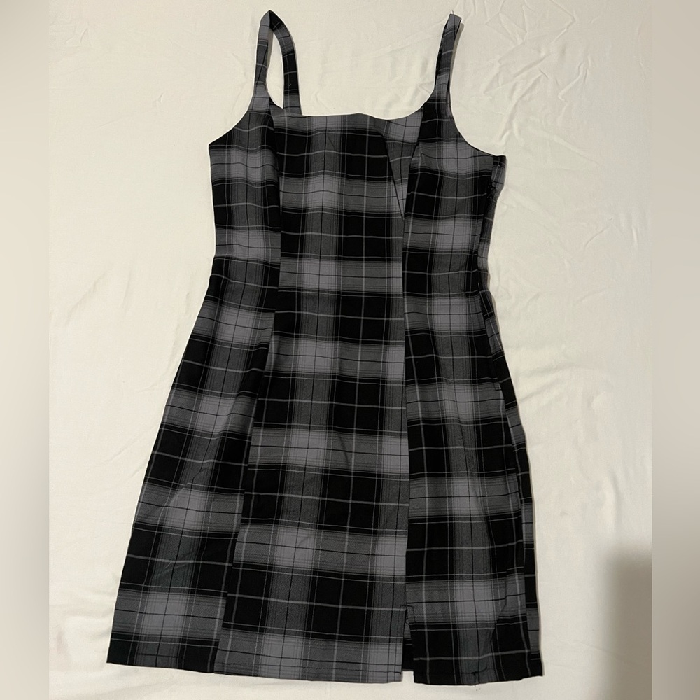 H&M Plaid Mini Dress